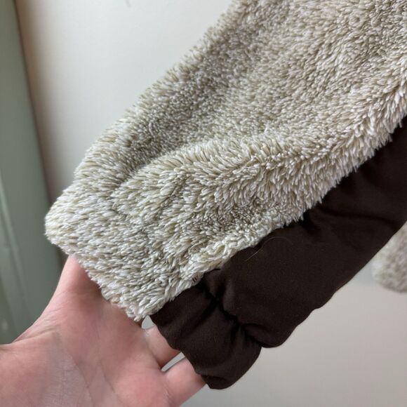 HOOEY Fleece Sherpa Pullover 1/4 Zip Men’s Large Brown Western Cowboy Cozy - Picture 4 of 15